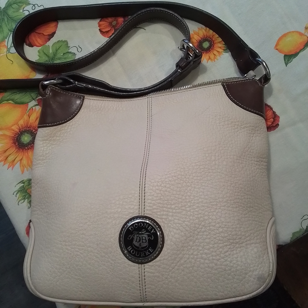 Dooney & Bourke Cream and Brown Women's Bag